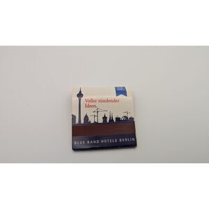 Vintage Blue Band Hotels Berlin Matchbook